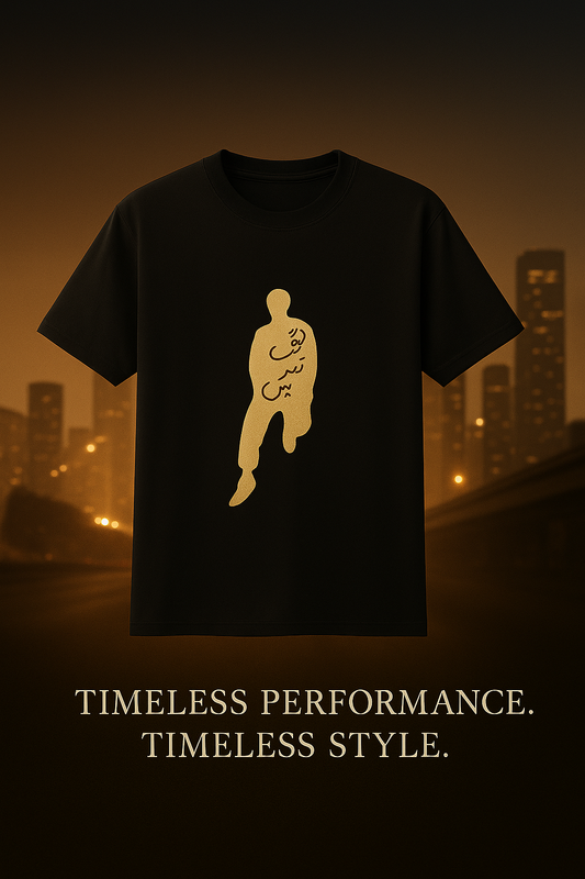 Men’s White&Black Graphic T-Shirt – Minimalist Streetwear Tee