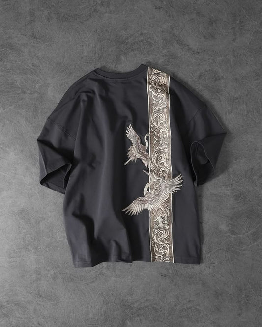 Slatra Fly Away Embroidered Oversize T-Shirt – S1829