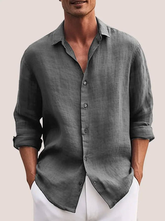 Ash Drift Linen Shirt