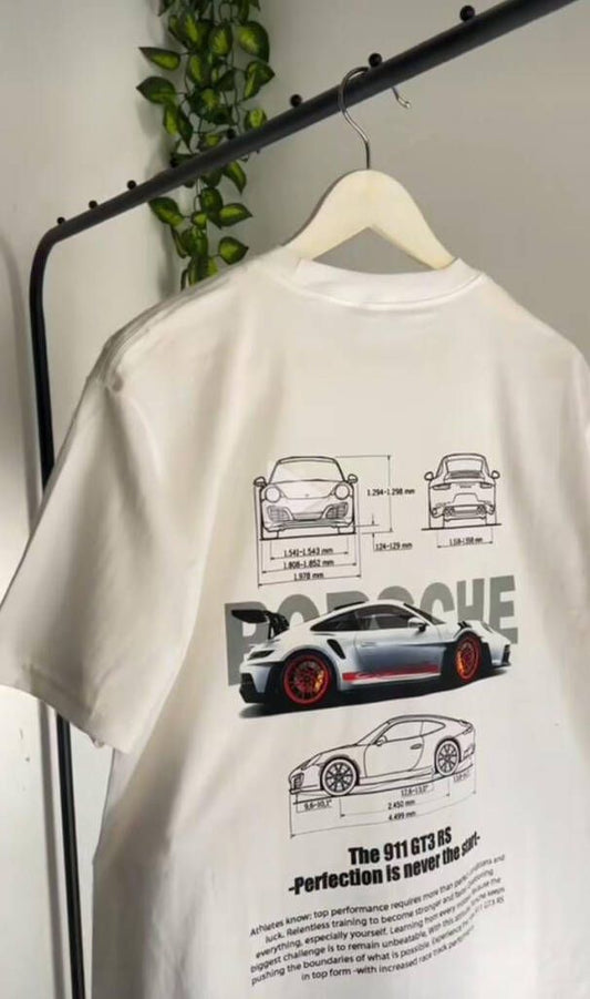 GT3 RS Blueprint Car Shirt – Porsche Edition