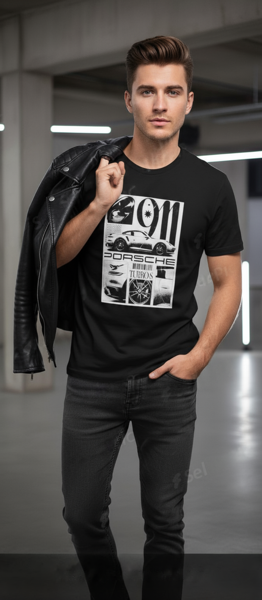 Premium Porsche Graphic T-Shirt for Men | Stylish Car-Inspired Streetwear